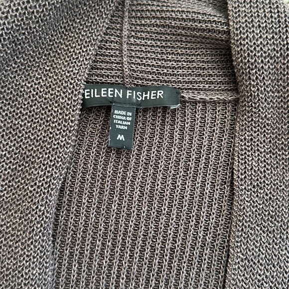 Eileen Fisher Cotton Silk Cord Cardigan - Picture 3 of 3